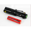 3 Modes Zoom Flashlight, 900 Lumens LED Torch, Mini Zoom Flashlight